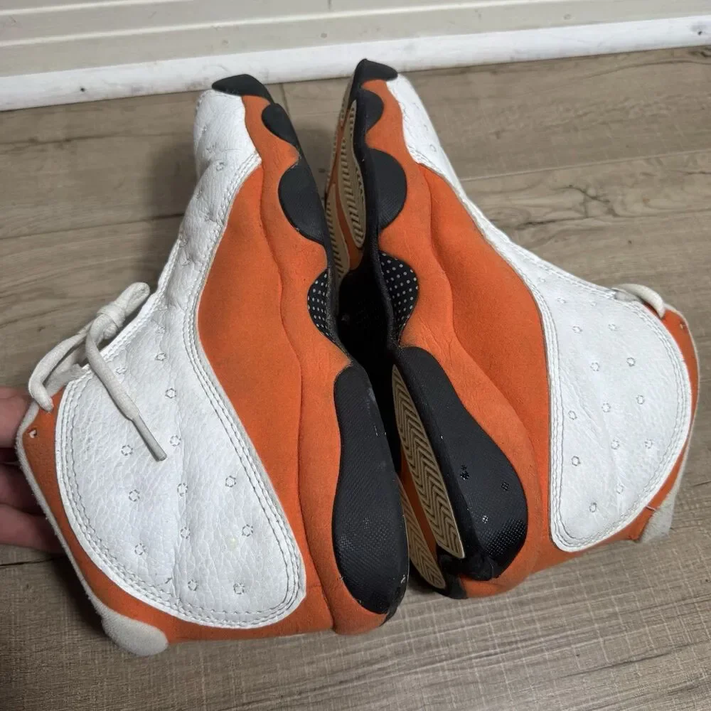 Air Jordan 13 Men’s 9.5 XIII Retro Starfish Orange White Black 2018 Basketball